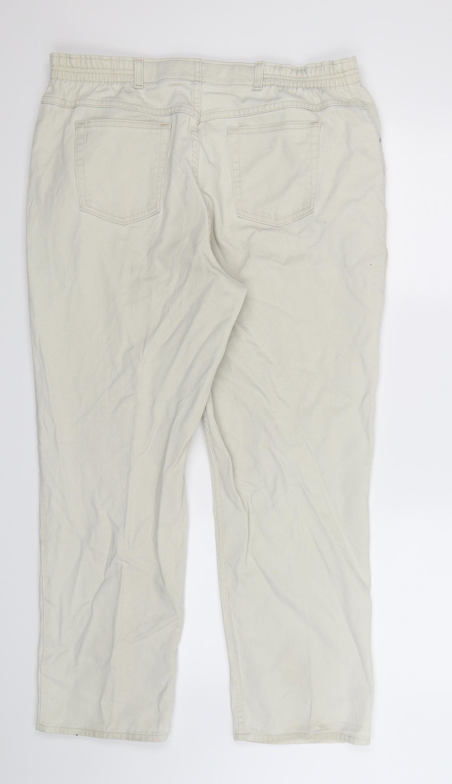 Marks and Spencer Womens Grey  Denim Straight Jeans Size 18 L28 in