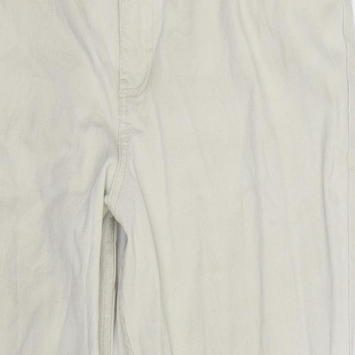 Marks and Spencer Womens Grey  Denim Straight Jeans Size 18 L28 in