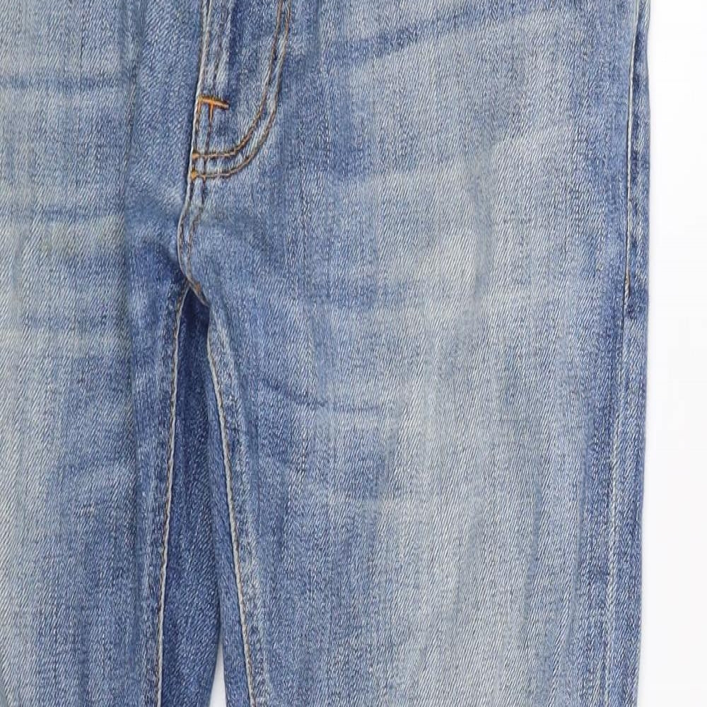 Nudie Mens Blue  Denim Straight Jeans Size 32 L30 in