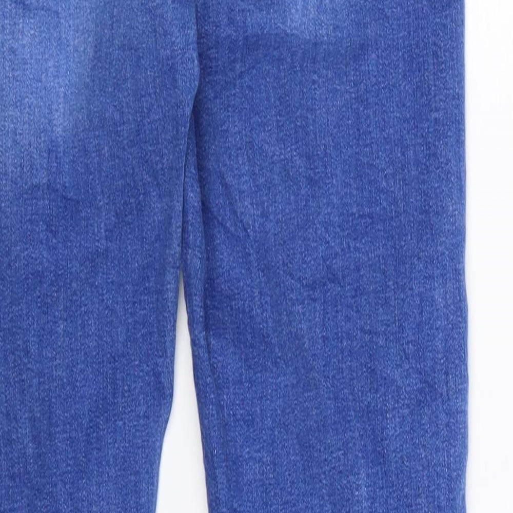 Denim Co Womens Blue  Denim Jegging Jeans Size 10 L28 in