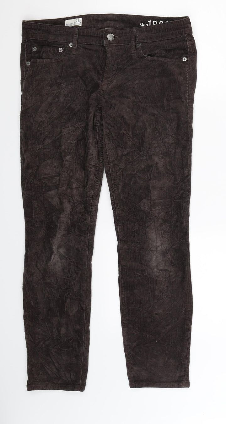 Gap Womens Grey Corduroy Jegging Trousers Size 32 in L27 in