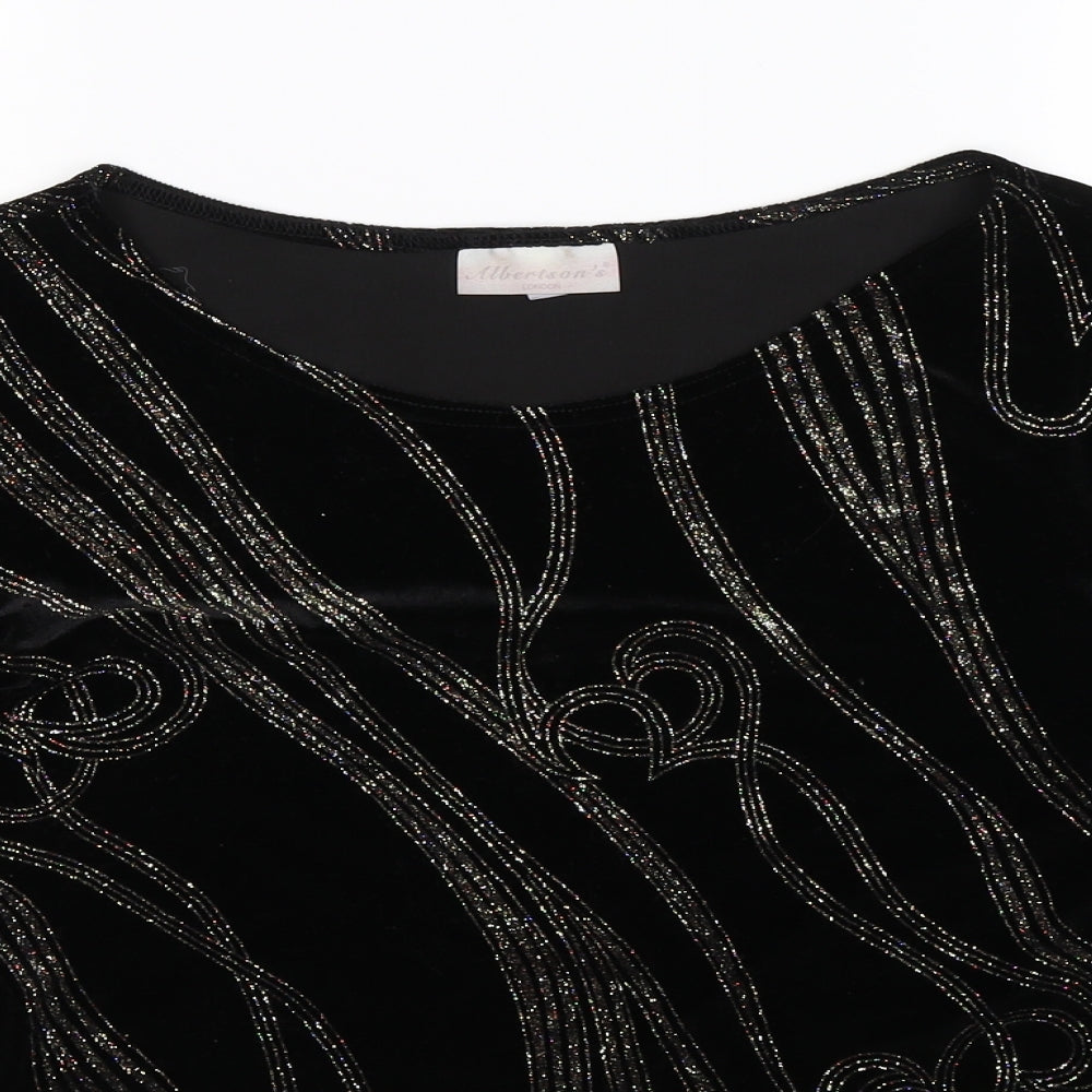 Albertsons Womens Black   Pullover Jumper Size 12