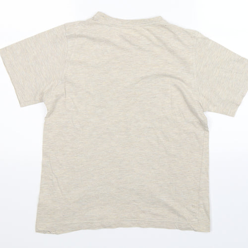 Denim73 Boys Beige   Basic T-Shirt Size 10-11 Years