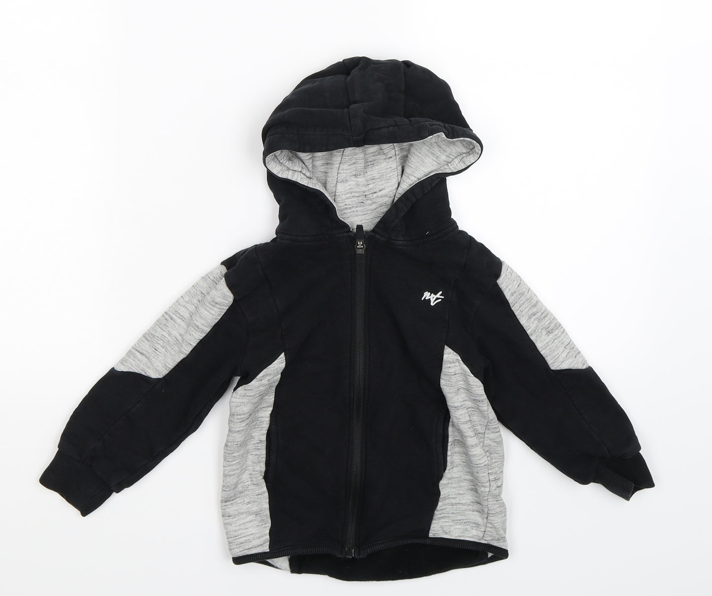NEXT Boys Black   Full Zip Hoodie Size 2-3 Years