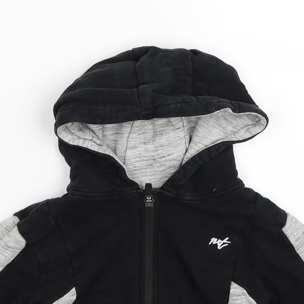 NEXT Boys Black   Full Zip Hoodie Size 2-3 Years