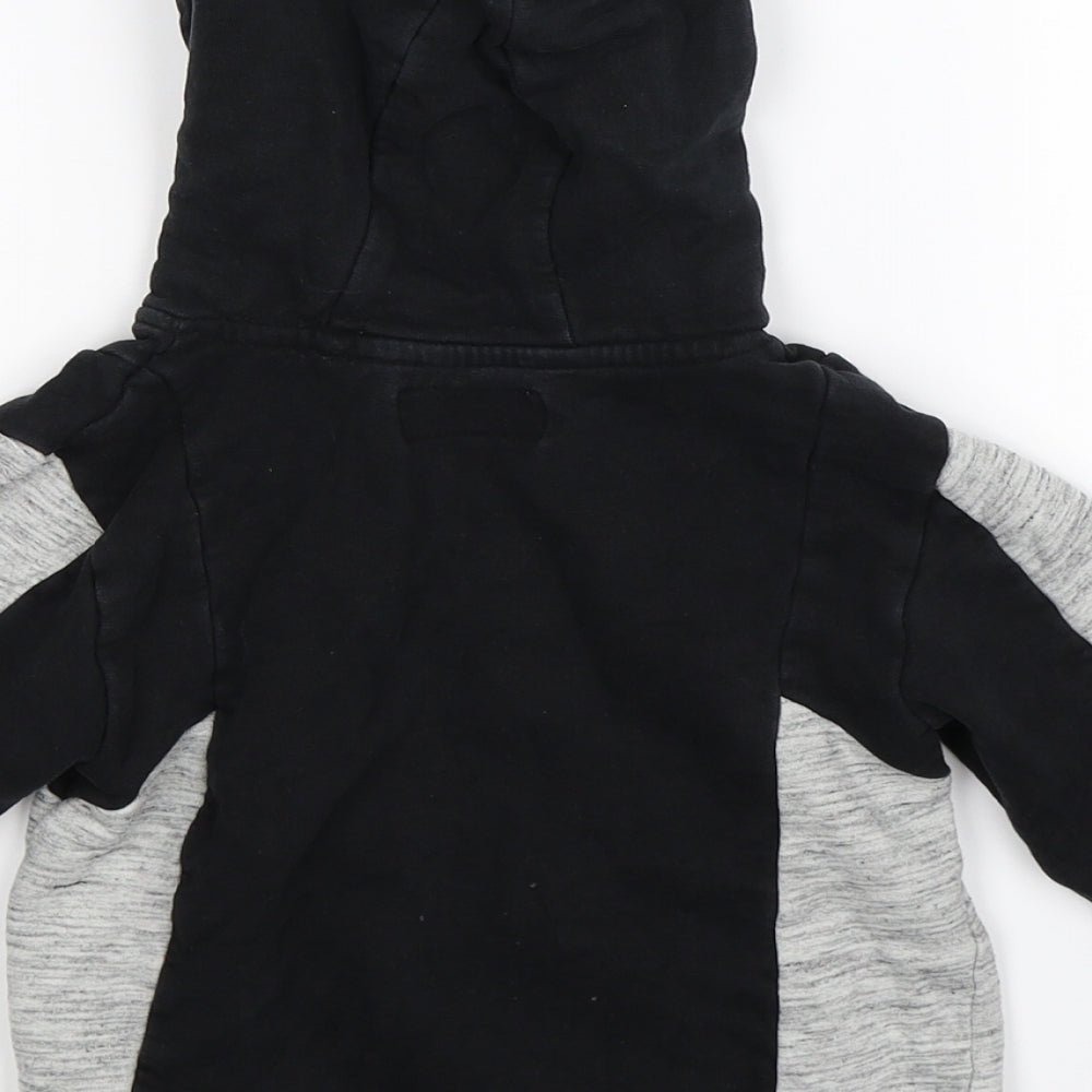 NEXT Boys Black   Full Zip Hoodie Size 2-3 Years