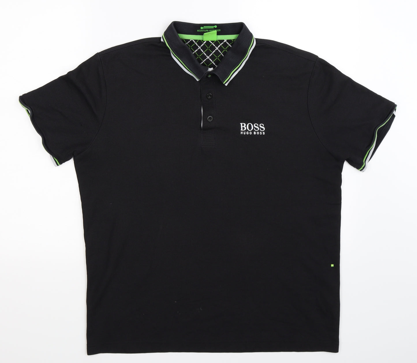 HUGO BOSS Mens Black    Polo Size L