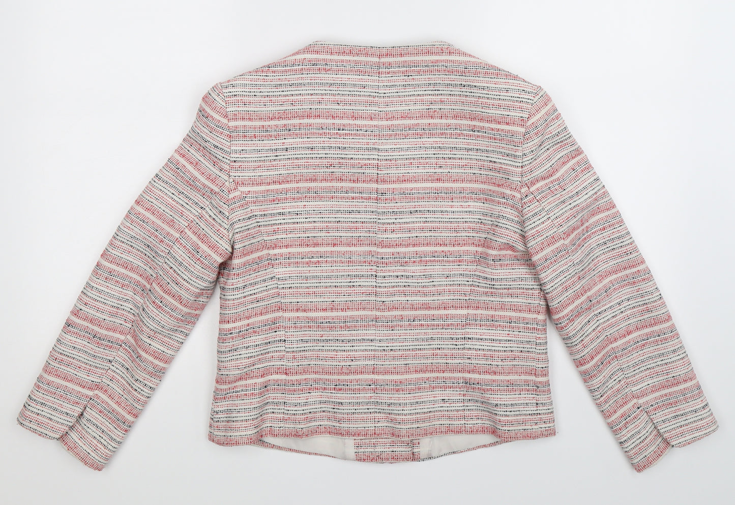Carmel Womens Multicoloured Striped  Jacket Blazer Size 10