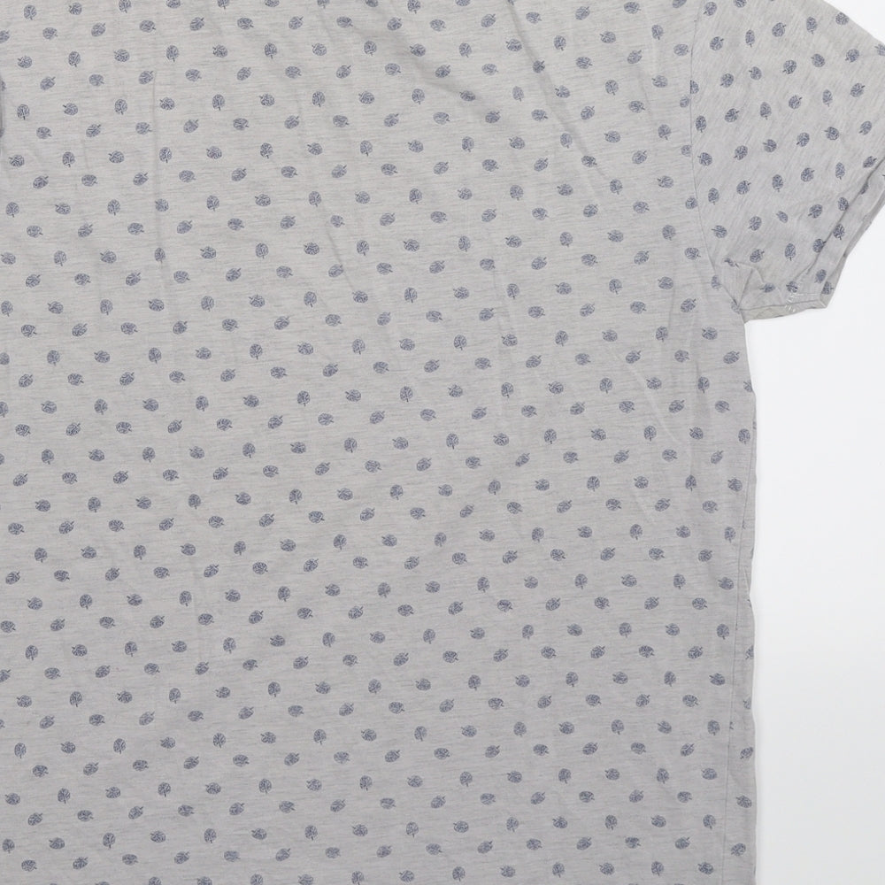Scotch & Soda Mens Grey    T-Shirt Size M