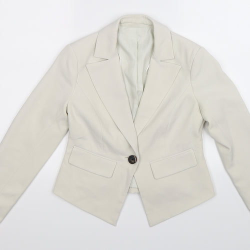 Preworn Womens Grey   Jacket Blazer Size 10