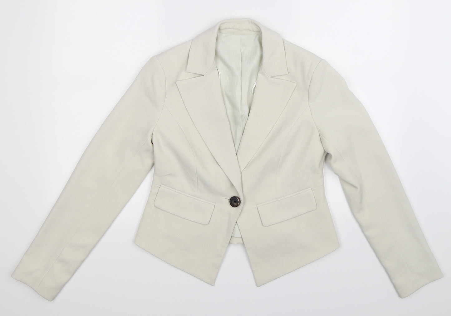 Preworn Womens Grey   Jacket Blazer Size 10