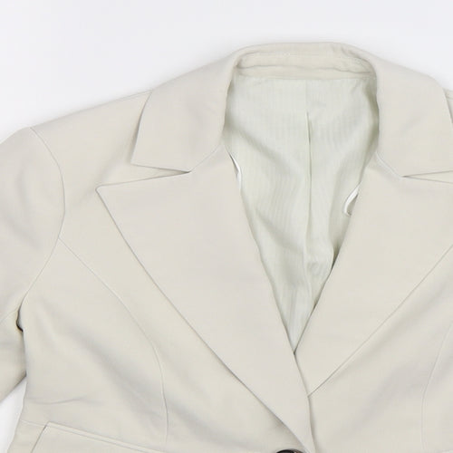 Preworn Womens Grey   Jacket Blazer Size 10