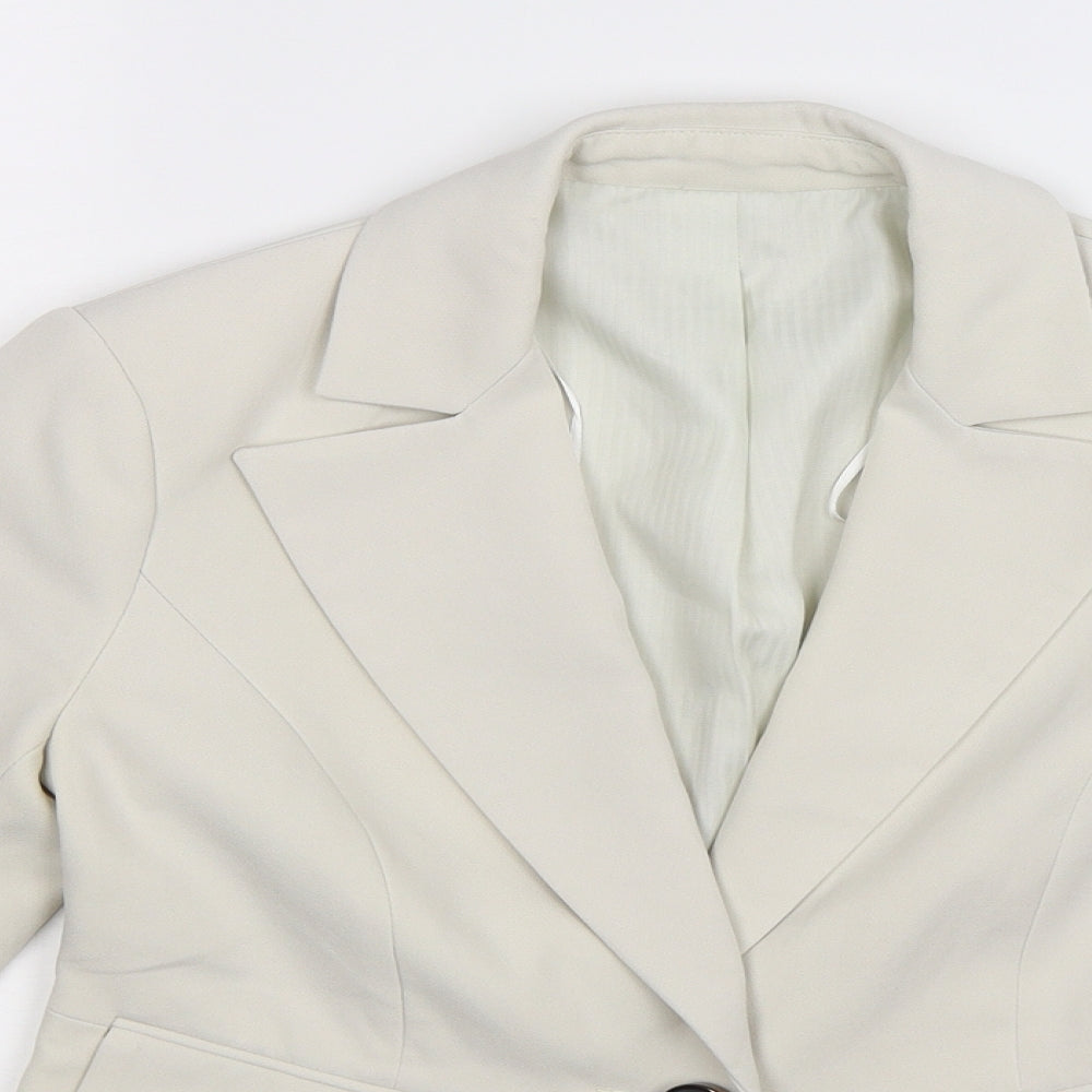 Preworn Womens Grey   Jacket Blazer Size 10