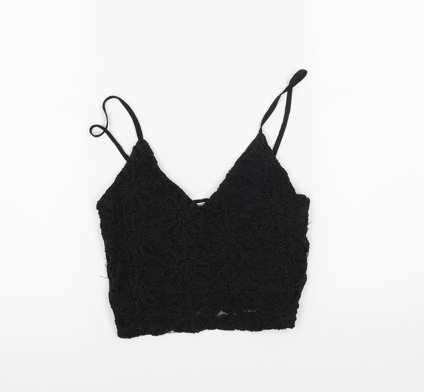Zara Womens Black   Cropped Tank Size S