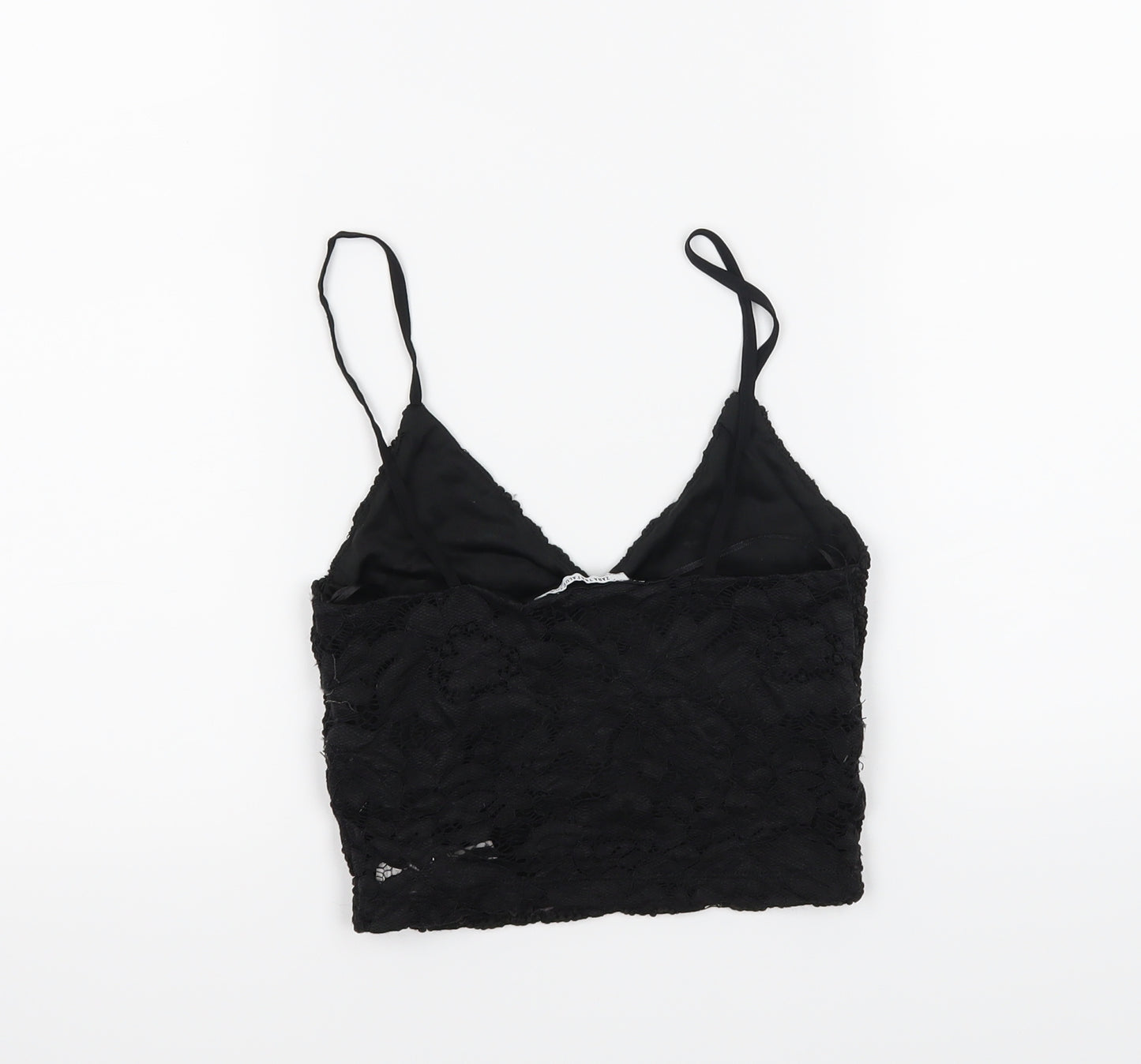 Zara Womens Black   Cropped Tank Size S