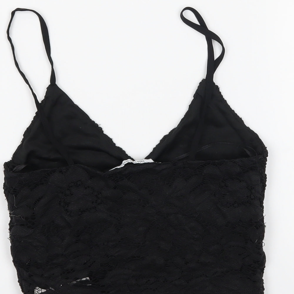 Zara Womens Black   Cropped Tank Size S