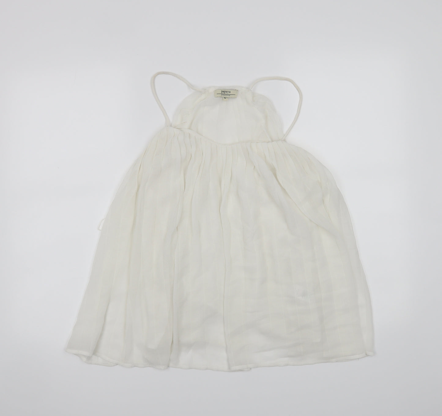 Papaya Womens White   Camisole Blouse Size 8