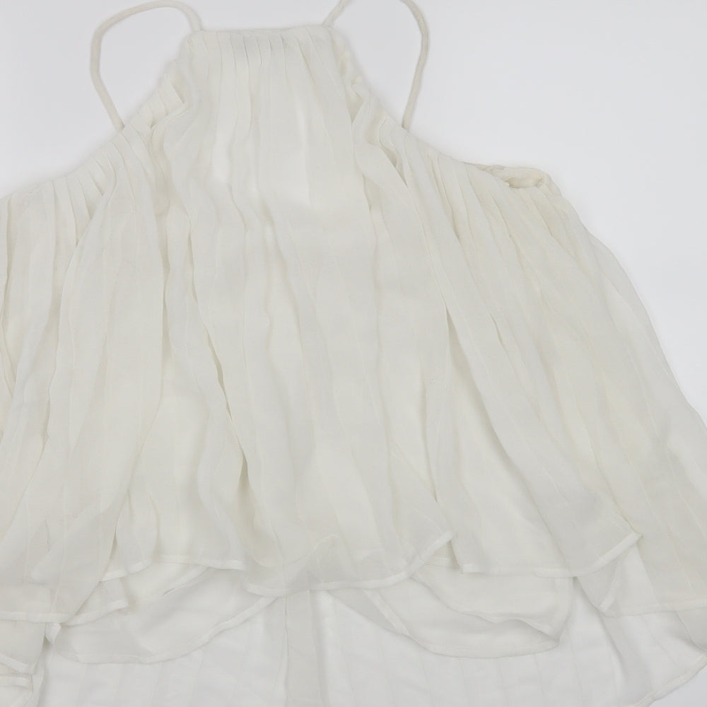 Papaya Womens White   Camisole Blouse Size 8