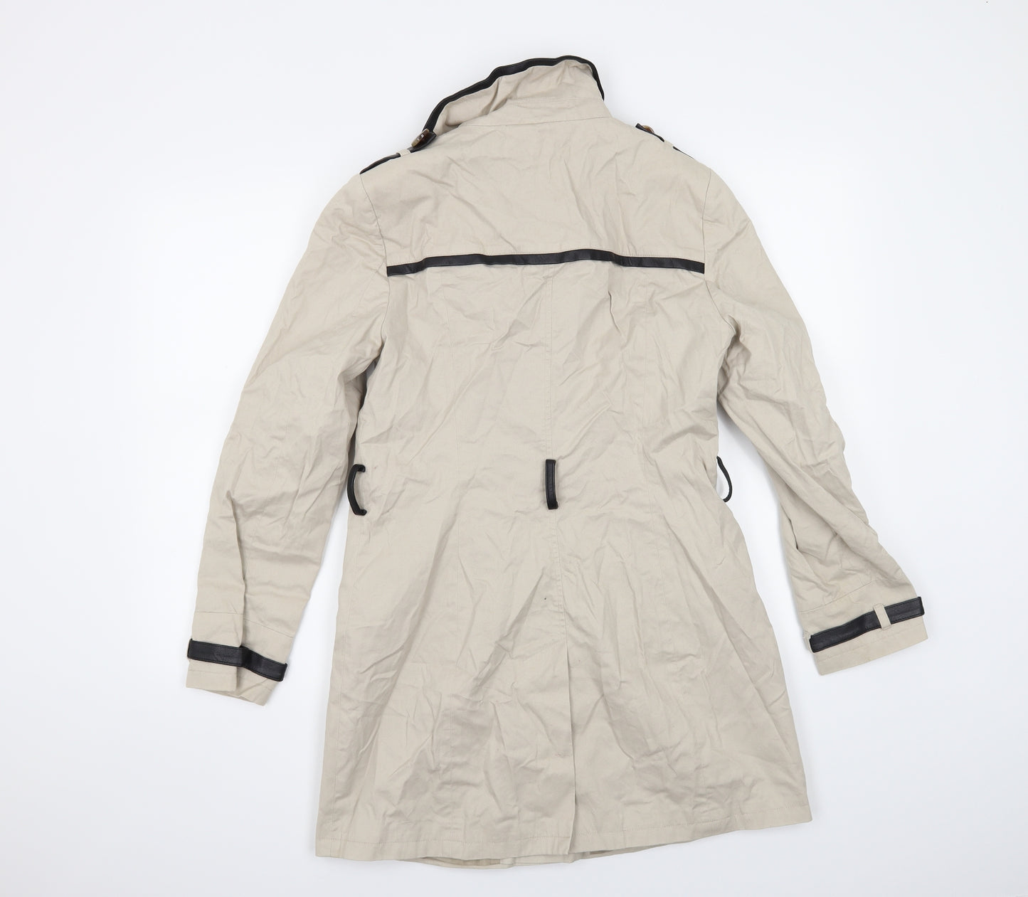 New Look Womens Beige   Trench Coat Coat Size 10