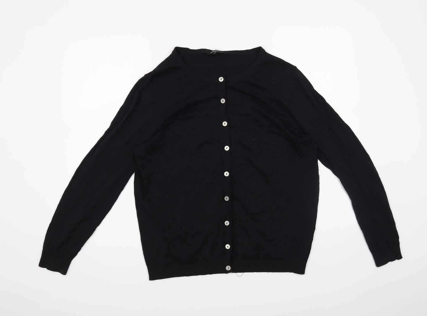 PEP&CO Womens Black   Cardigan Jumper Size 18