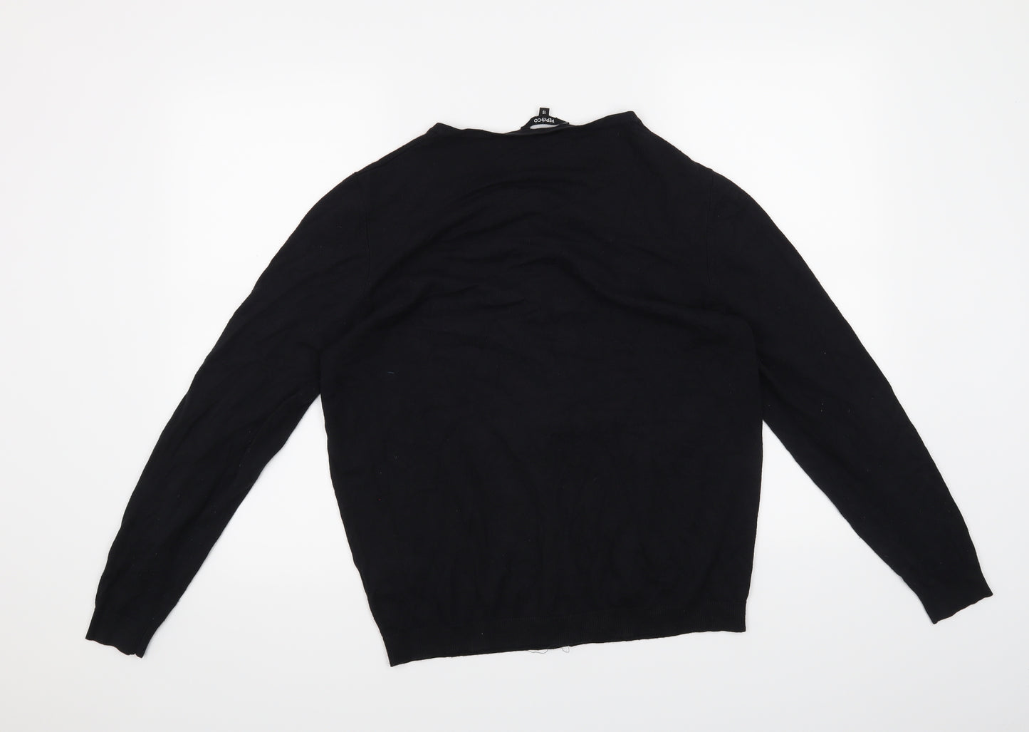 PEP&CO Womens Black   Cardigan Jumper Size 18