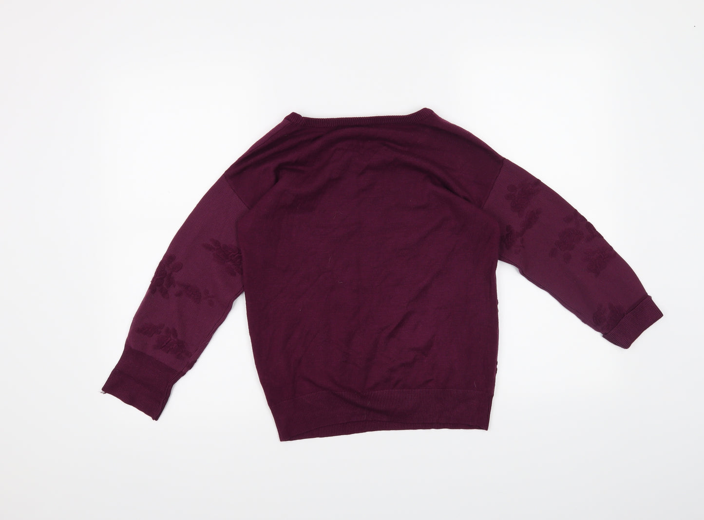 Dorothy Perkins Womens Purple   Pullover Jumper Size 10
