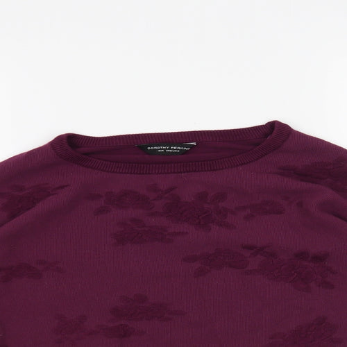 Dorothy Perkins Womens Purple   Pullover Jumper Size 10