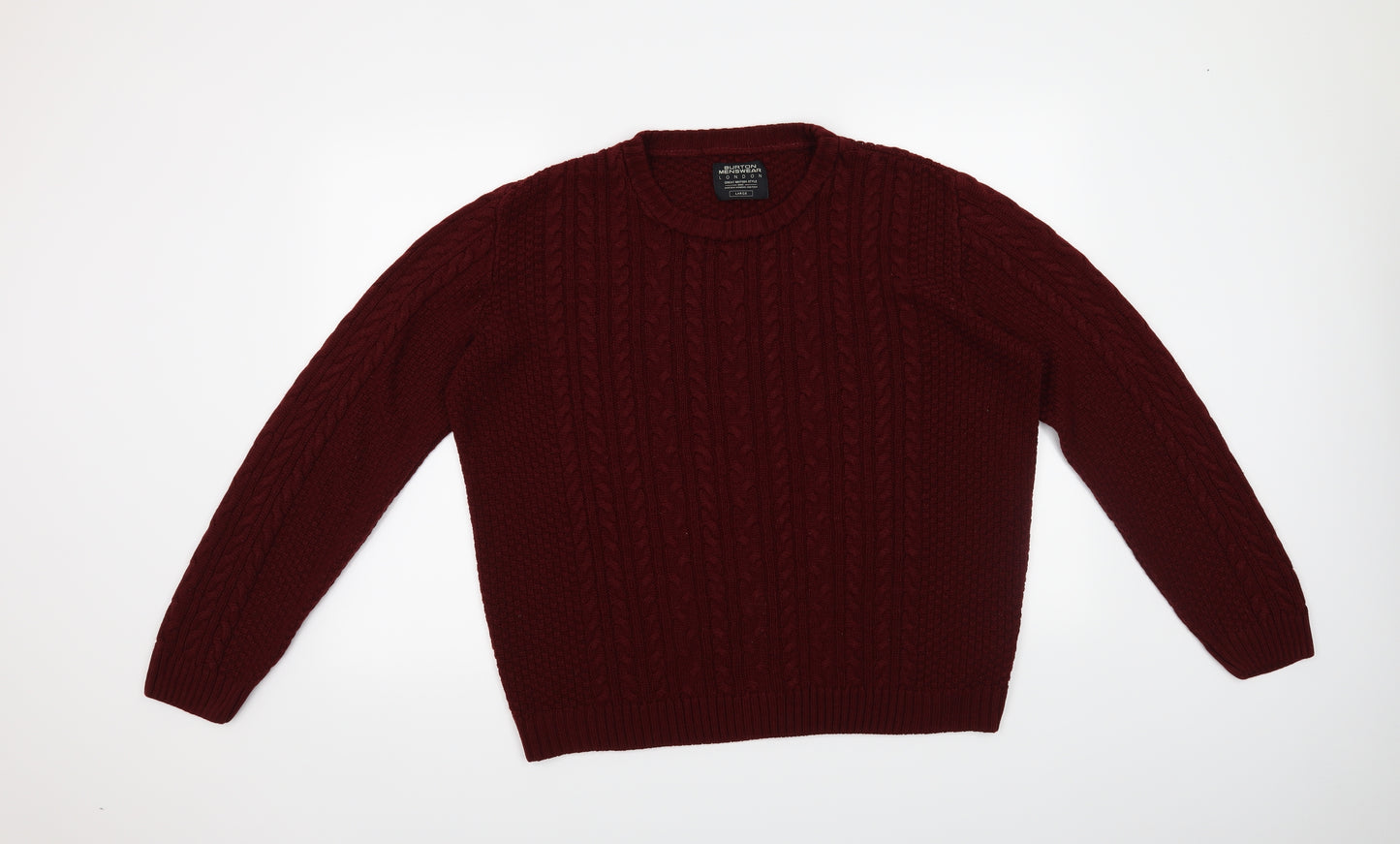 Burton Mens Red   Pullover Jumper Size L