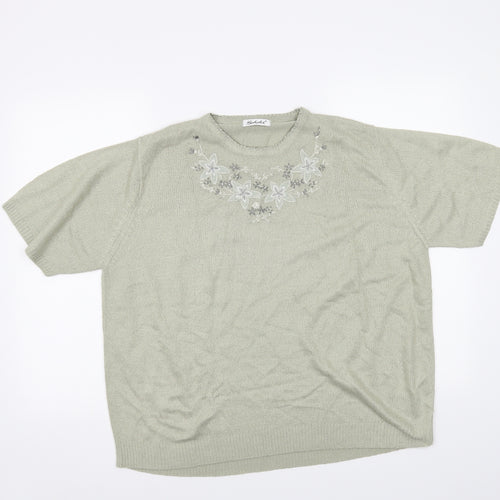 Berkertex Womens Green   Basic T-Shirt Size 14