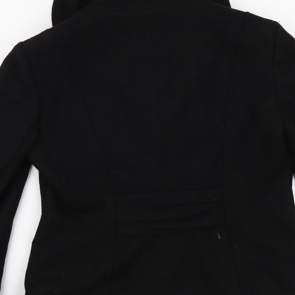 Per Una Womens Black   Jacket Coat Size 12