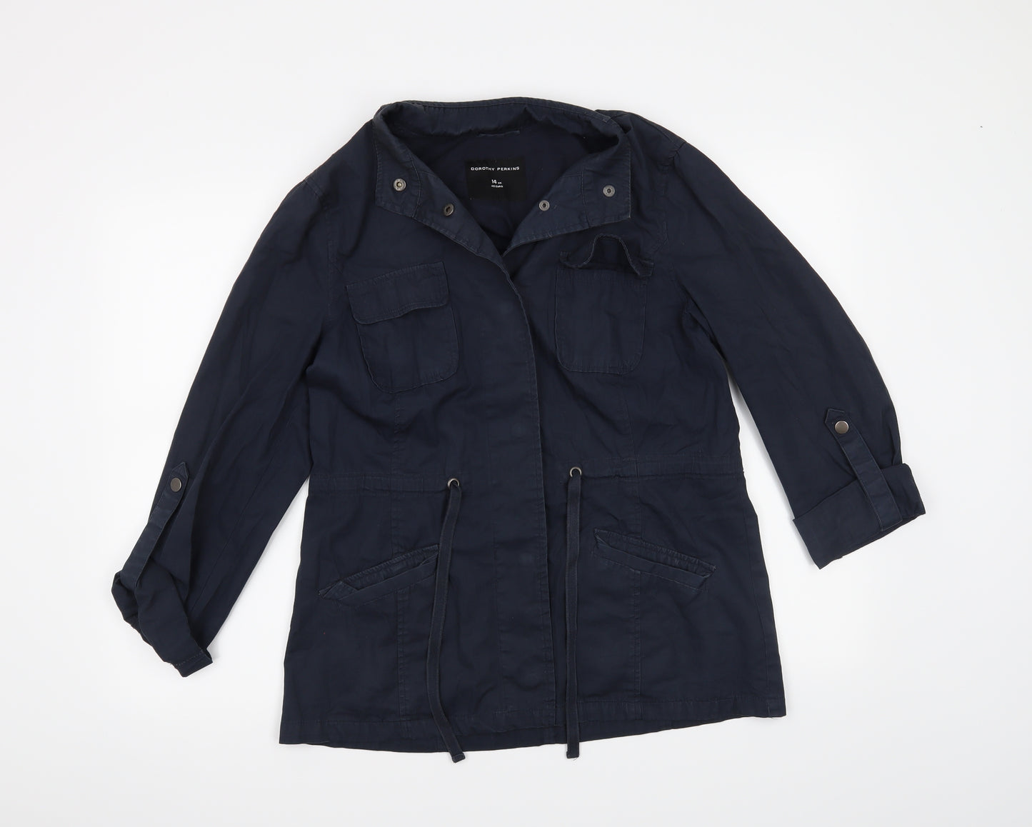 Dorothy Perkins Womens Blue   Jacket Coat Size 14