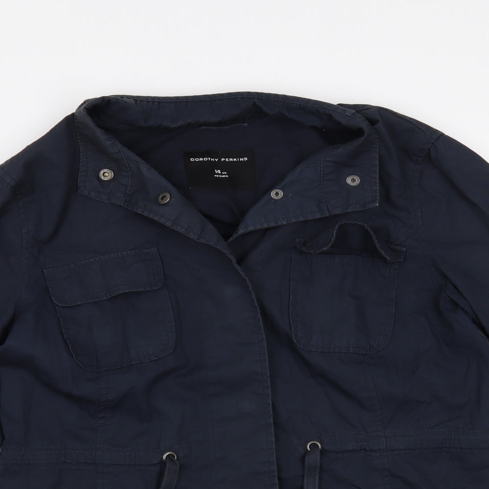 Dorothy Perkins Womens Blue   Jacket Coat Size 14