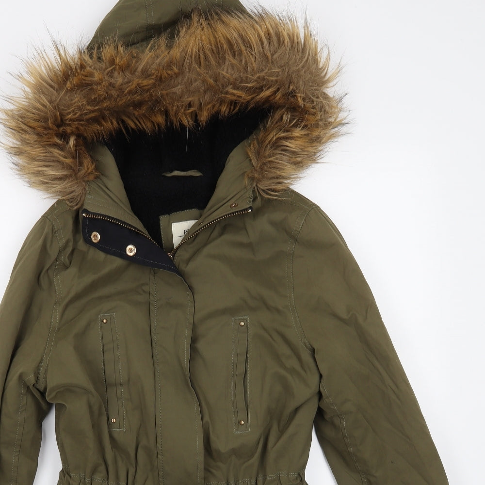 Papaya Womens Green   Jacket Coat Size 8