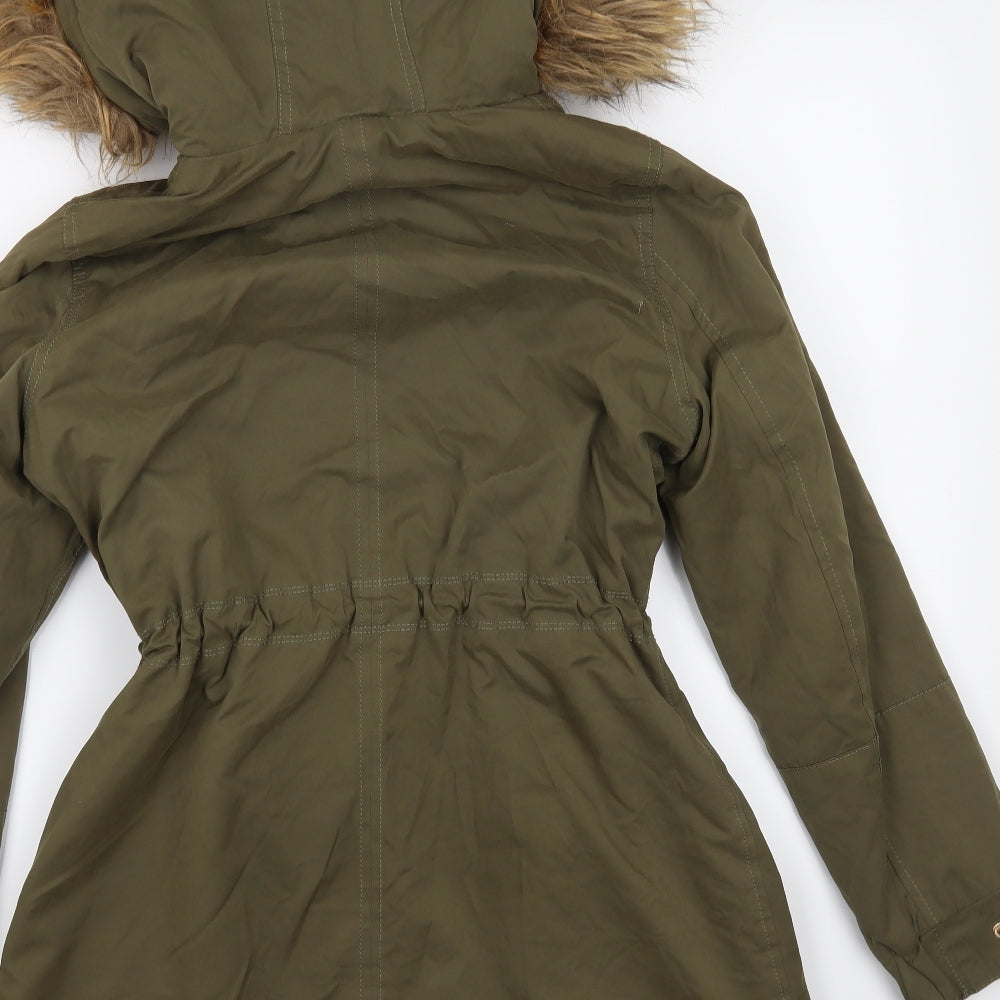 Papaya Womens Green   Jacket Coat Size 8
