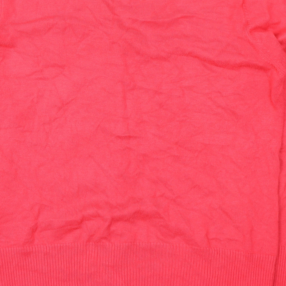 micha Womens Pink   Cardigan Jumper Size L