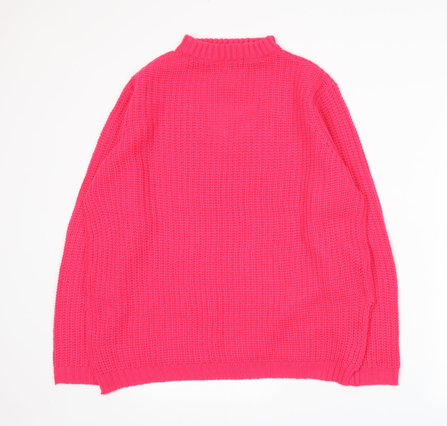 Lottie Womens Pink  Knit Pullover Jumper Size 12