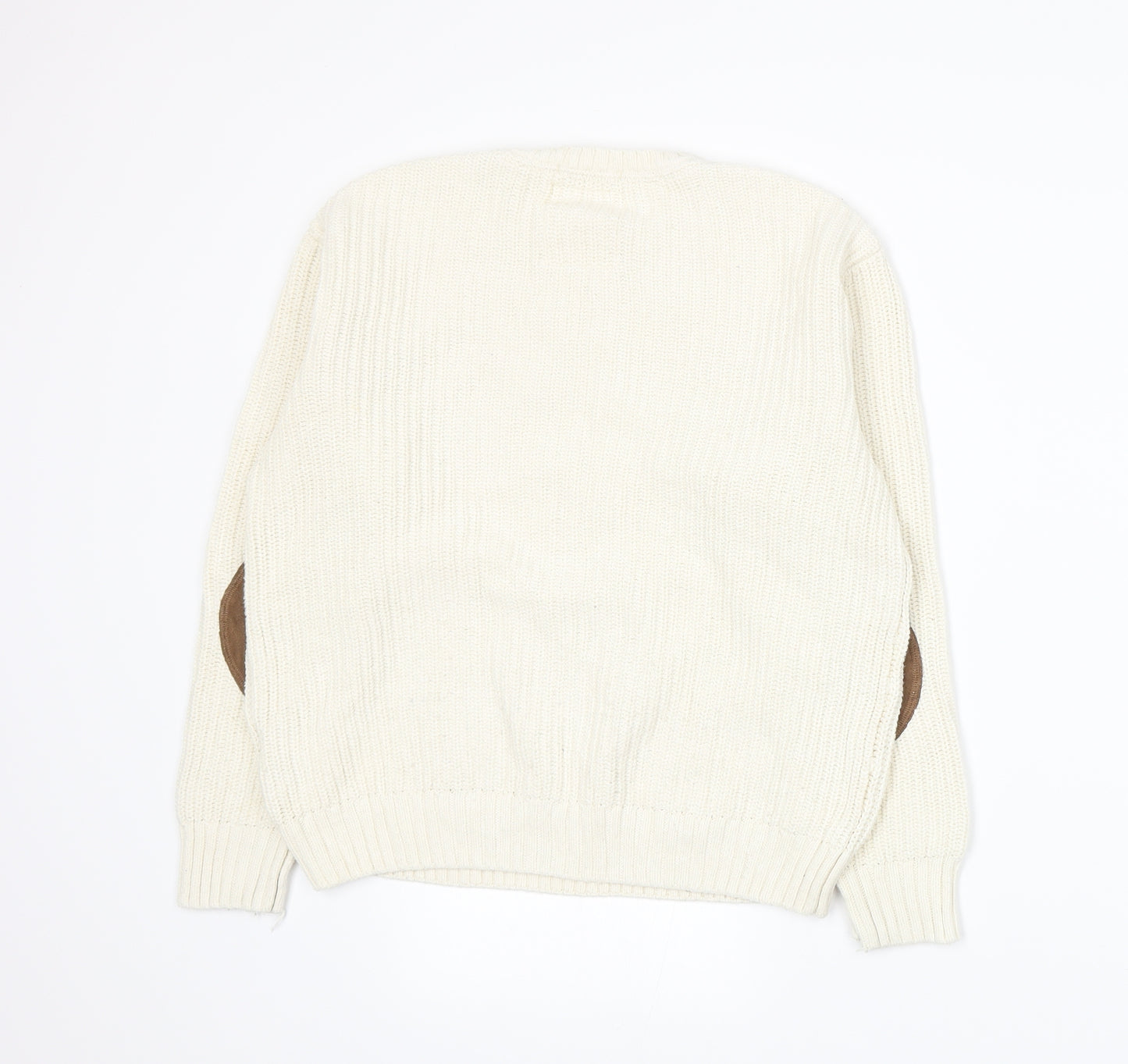 Zara Boys Ivory  Knit Pullover Jumper Size 11-12 Years