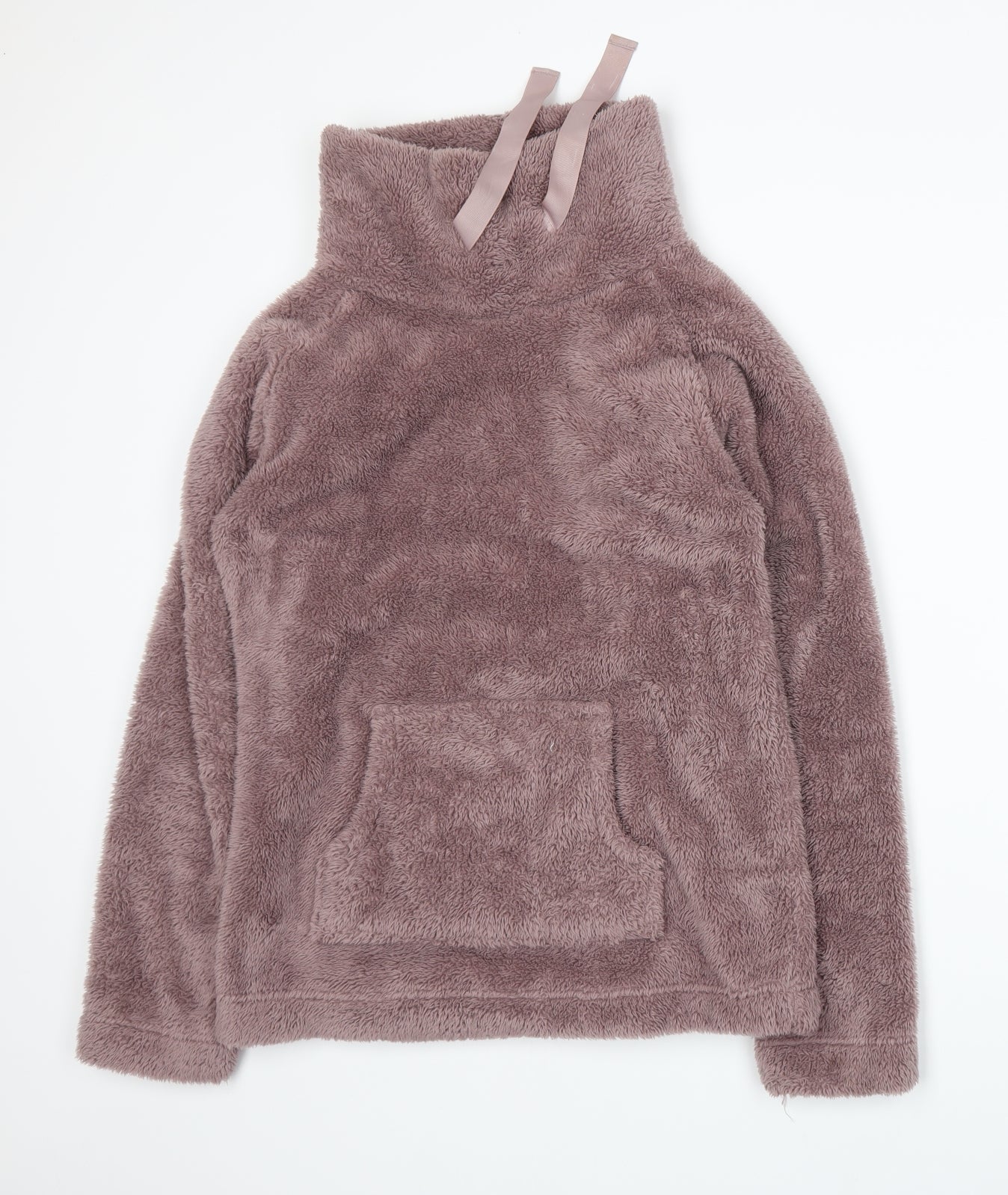 TU Womens Purple  Fleece Pullover Sweatshirt Size S