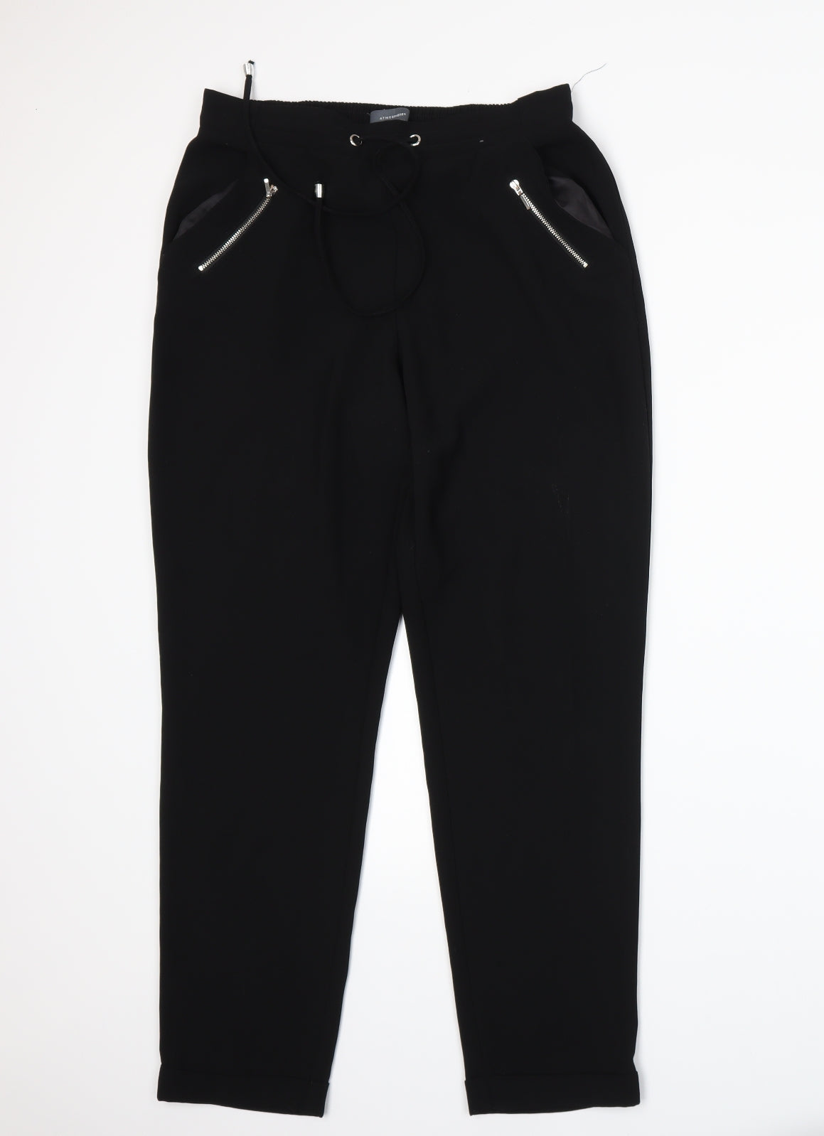 Primark Womens Black   Trousers  Size 12 L27 in