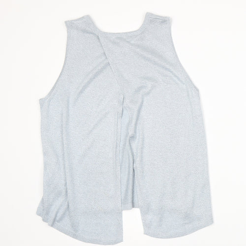 River Island Womens Blue  Knit Vest Jumper Size 10