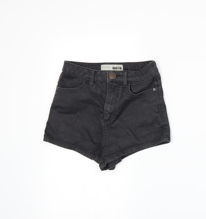 Topshop Womens Grey Hot Pants Shorts Size 6
