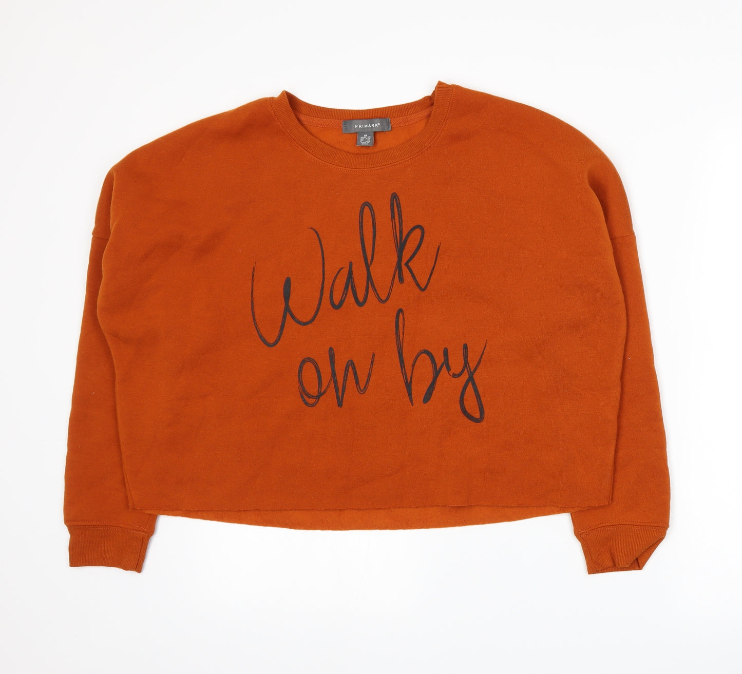 Primark Womens Orange   Pullover Sweatshirt Size XS