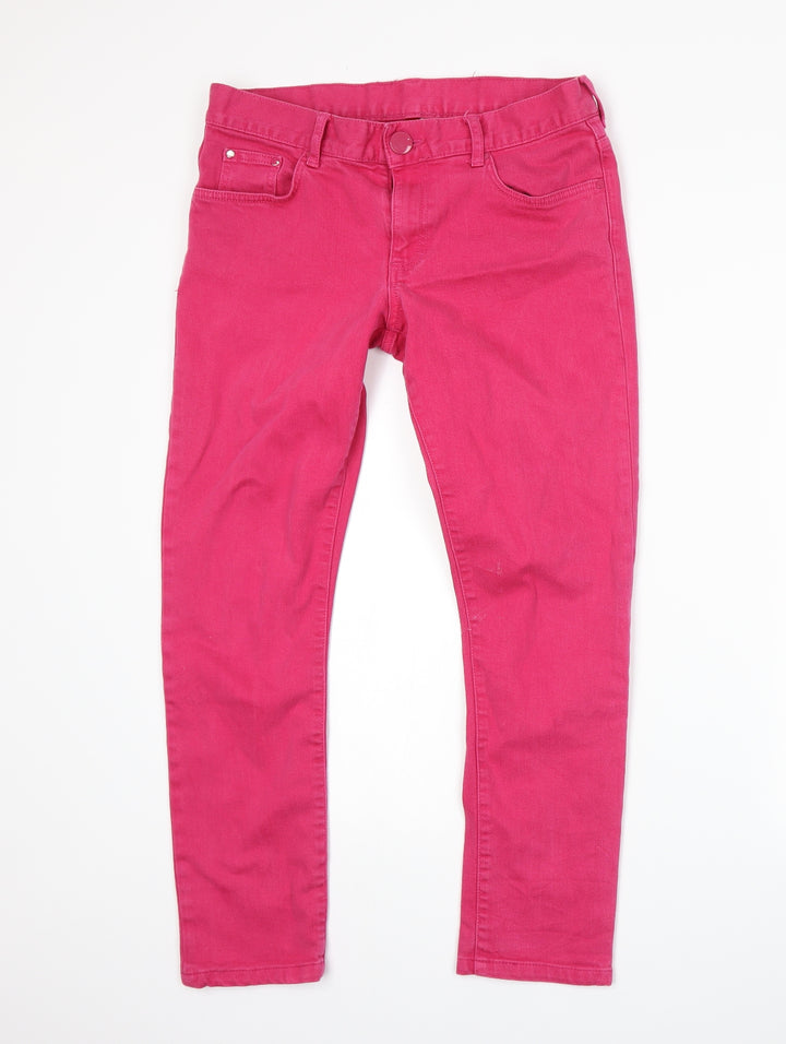 H&M Womens Pink Skinny Jeans Size 10 L24 in