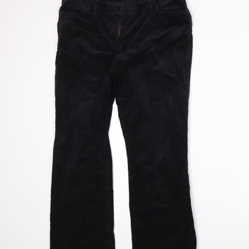 Marks and Spencer Womens Black   Bootcut Jeans Size 16 L28 in
