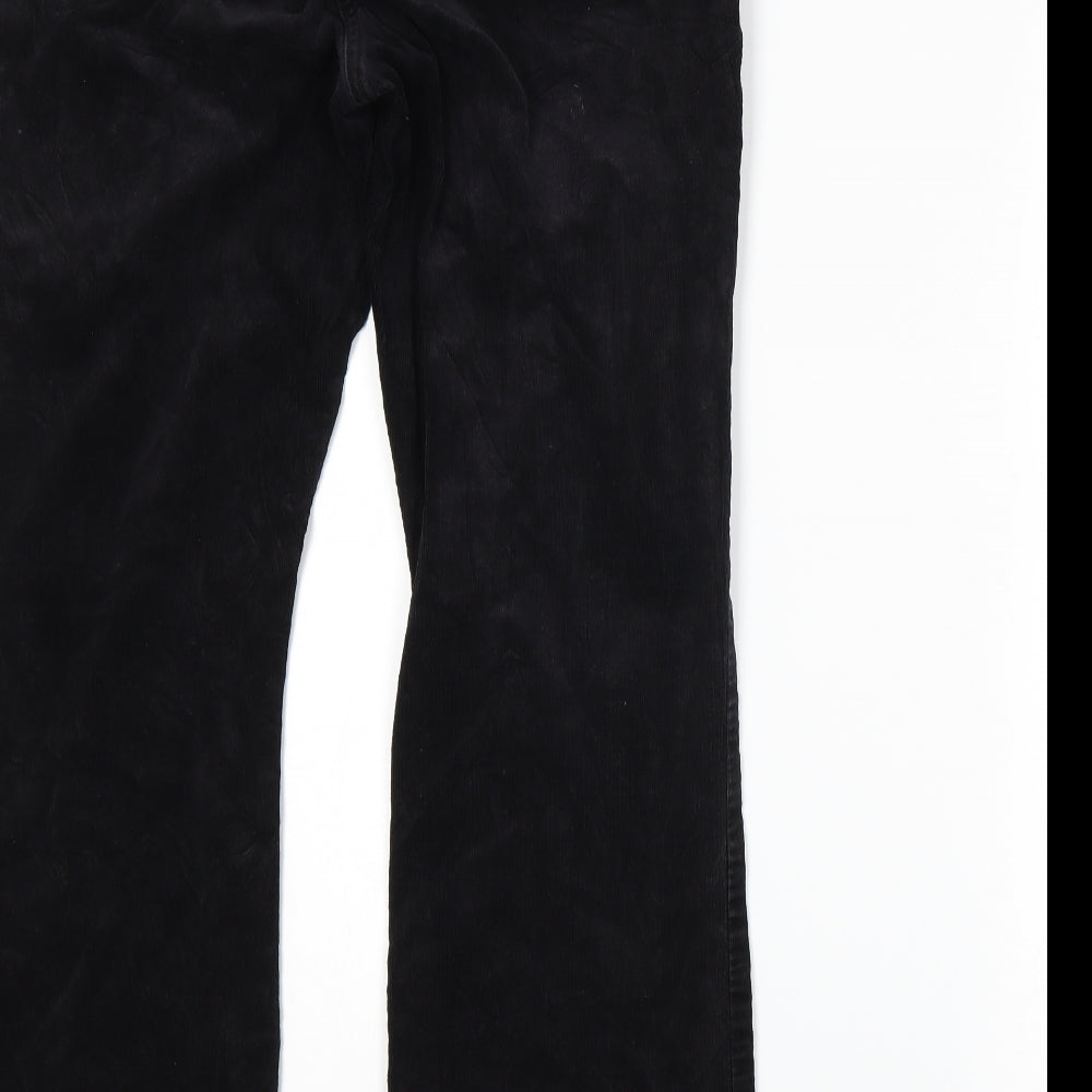 Marks and Spencer Womens Black   Bootcut Jeans Size 16 L28 in