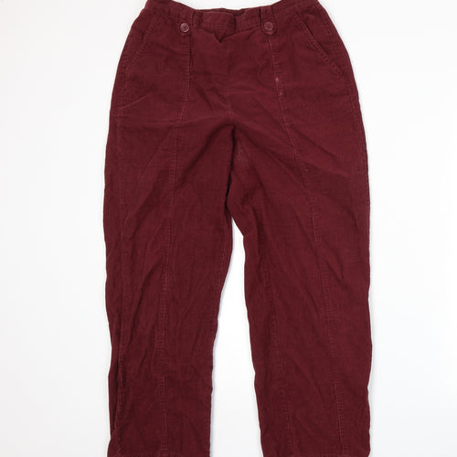 EWM Womens Red   Straight Jeans Size 12 L26 in