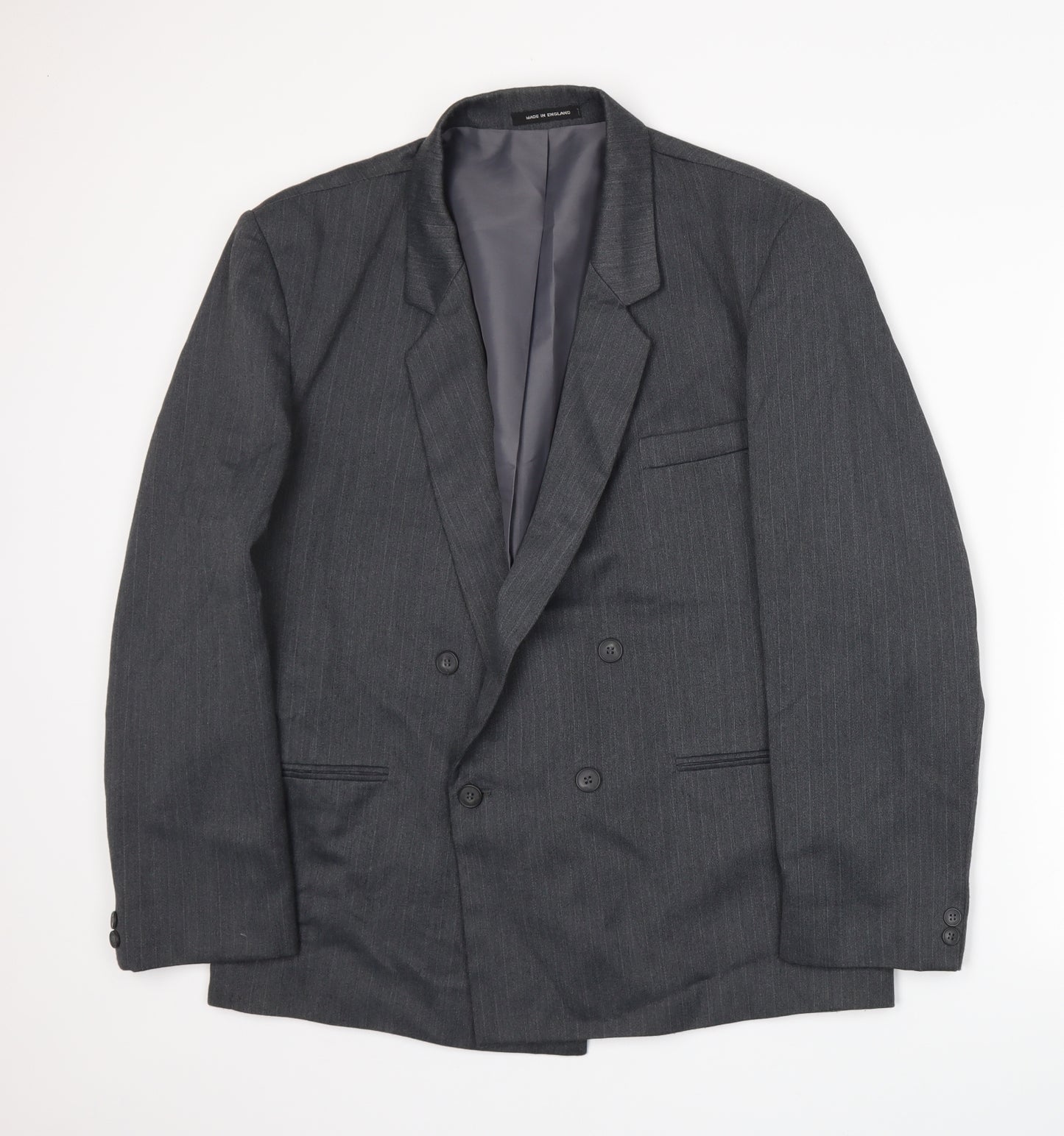 Marlowe Mens Grey   Jacket Suit Jacket Size L