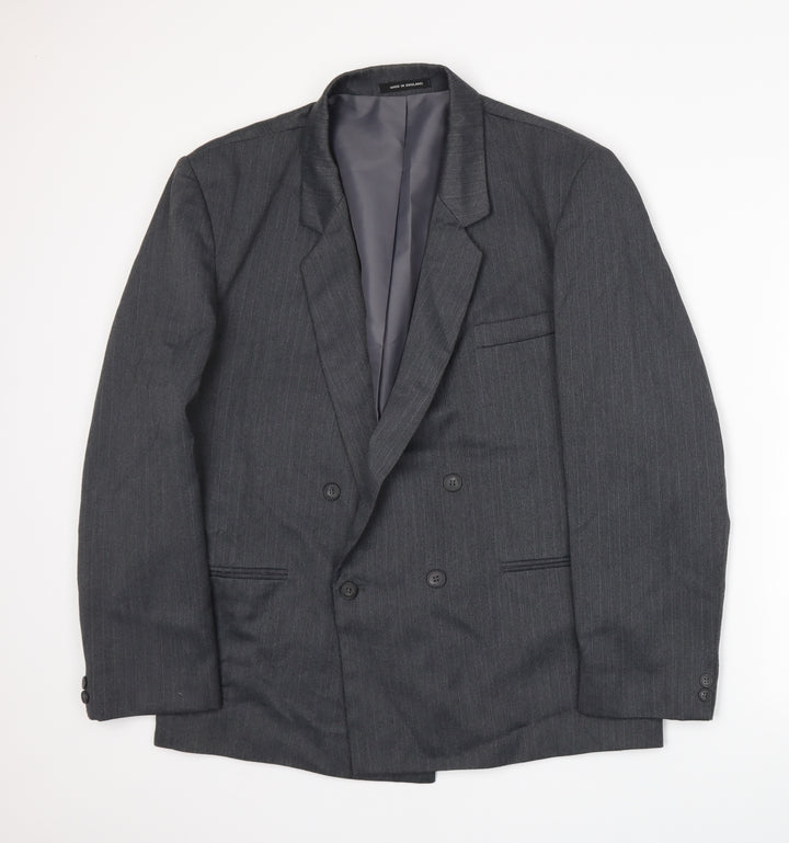 Marlowe Mens Grey   Jacket Suit Jacket Size L