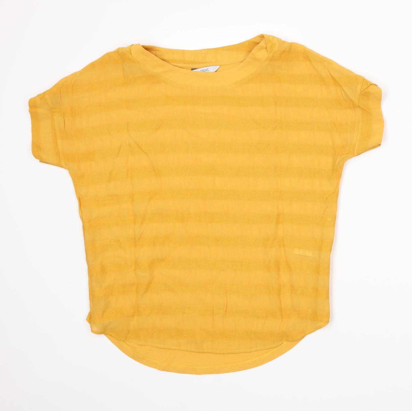 NEXT Womens Yellow   Basic T-Shirt Size 10