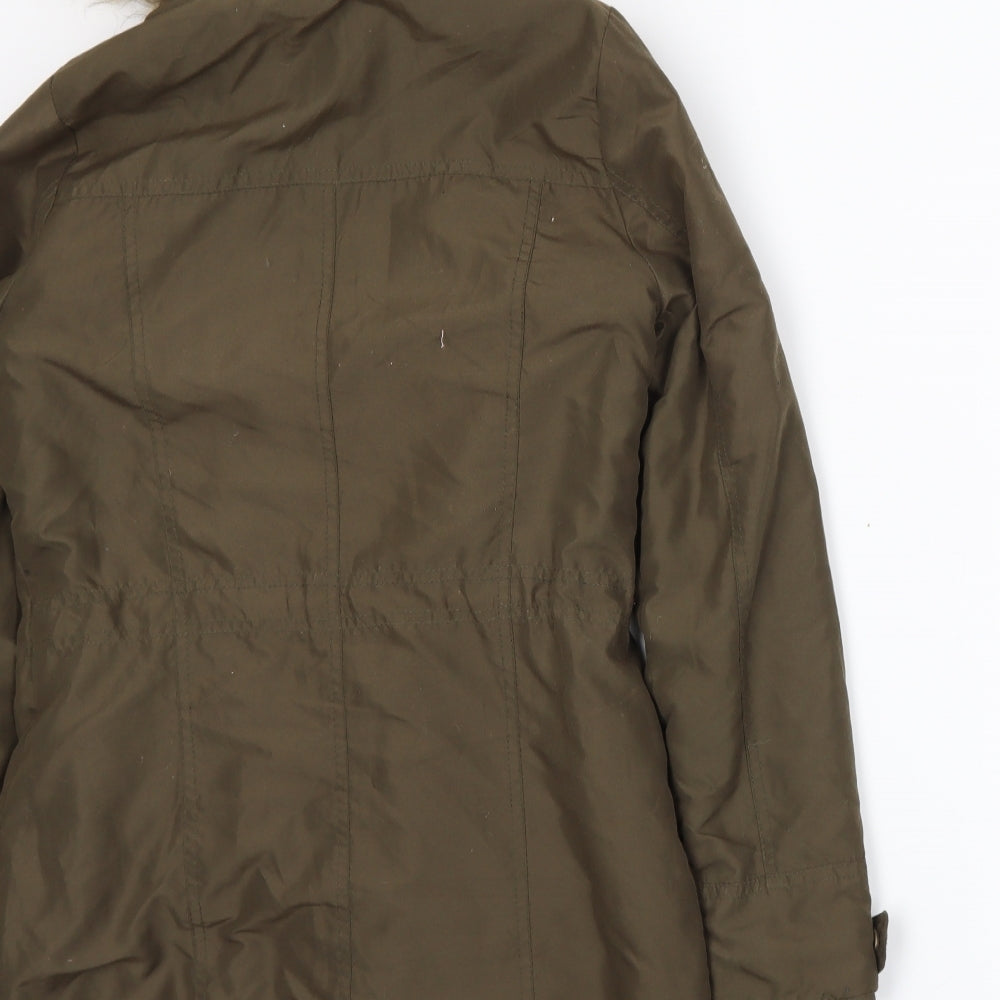 Dorothy Perkins Womens Green   Parka Coat Size 6